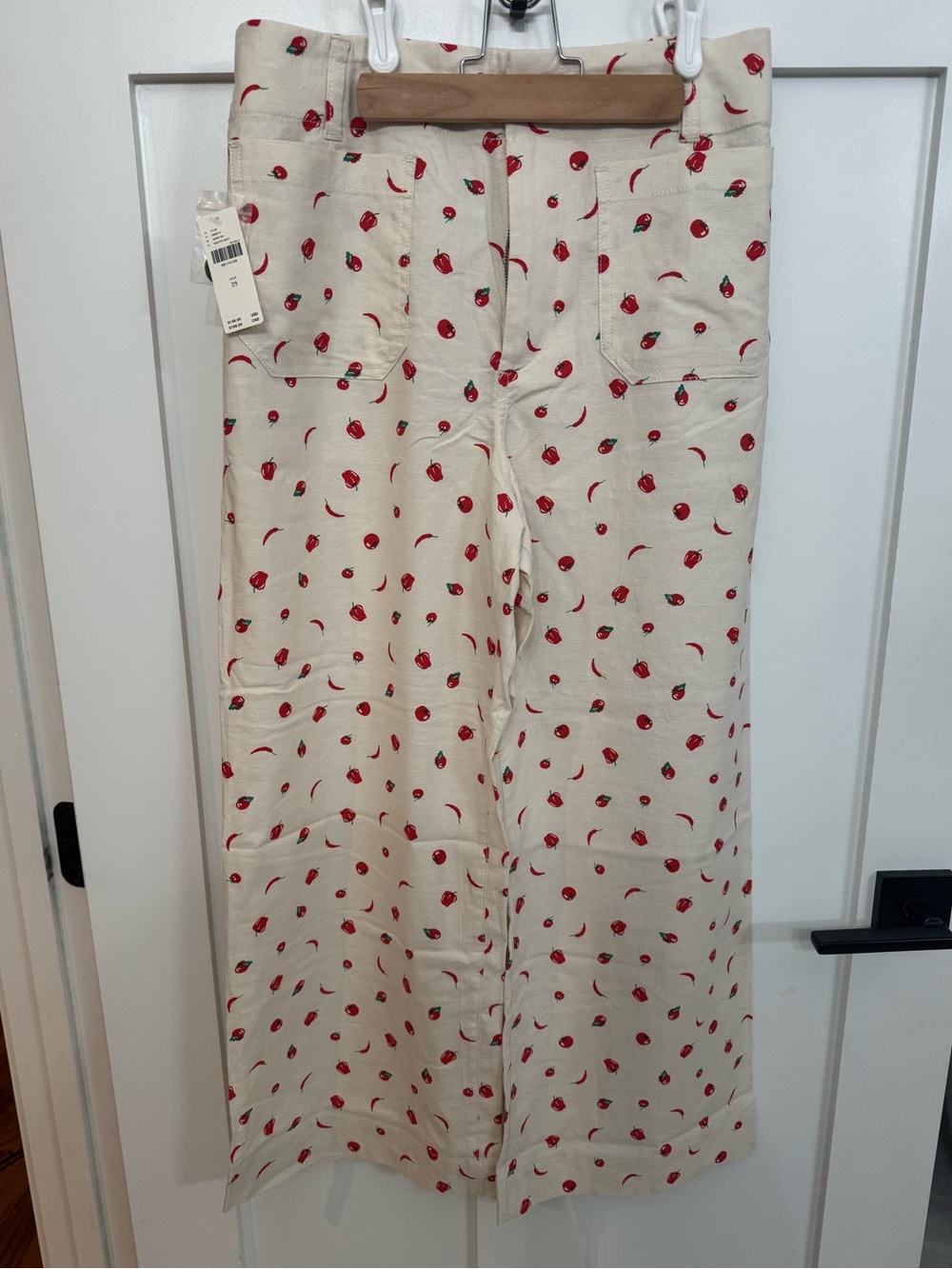 Maeve The Colette High-Rise Linen Blend Wide-Leg Pants
